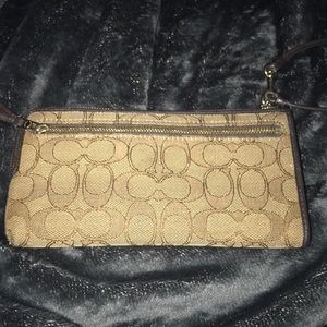 Light brown coach wallet